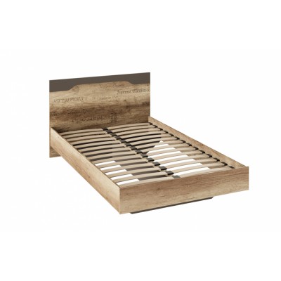 Кровать «Пилигрим» Дуб Каньон светлый, Фон серый в Калуге Кровать «Пилигрим» Дуб Каньон светлый, Фон серый в Калуге